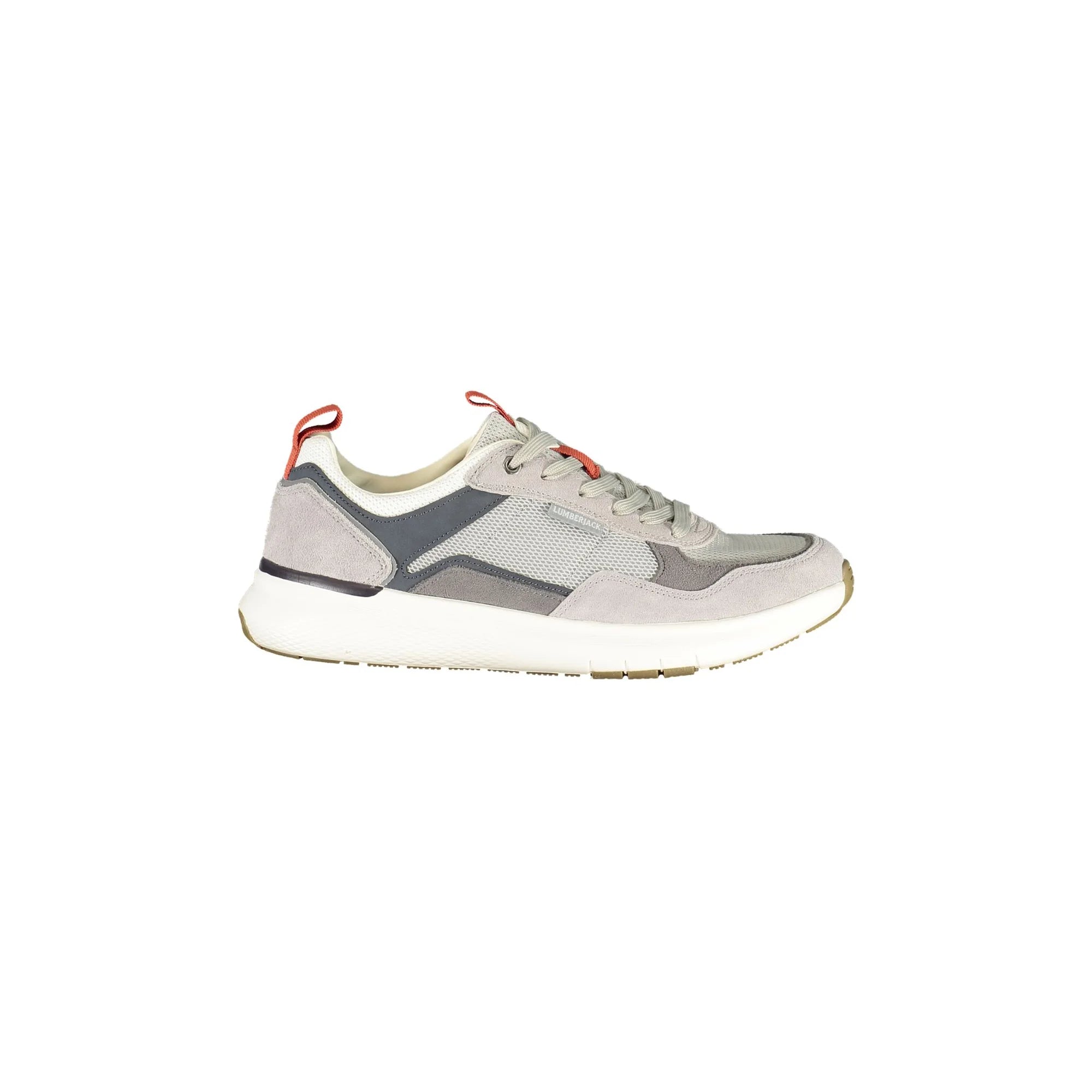Lumberjack Sneakers Uomo Grigie Doppio Laccio a Contrasto Grigio - foto prodotto
